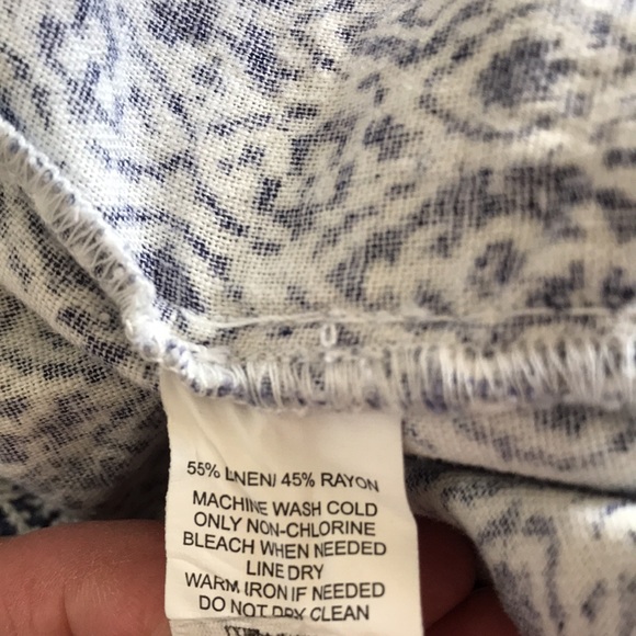 Briggs Linen Blend Pull on Shorts size small - Picture 5 of 12